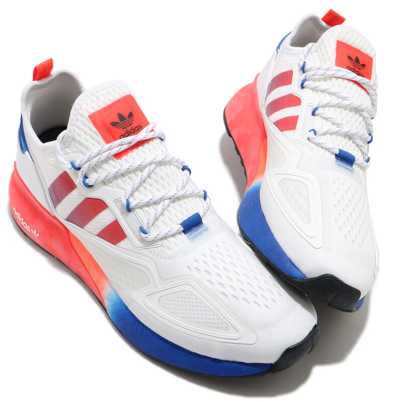 Adidas ZX 2K Boost White Orange Blue