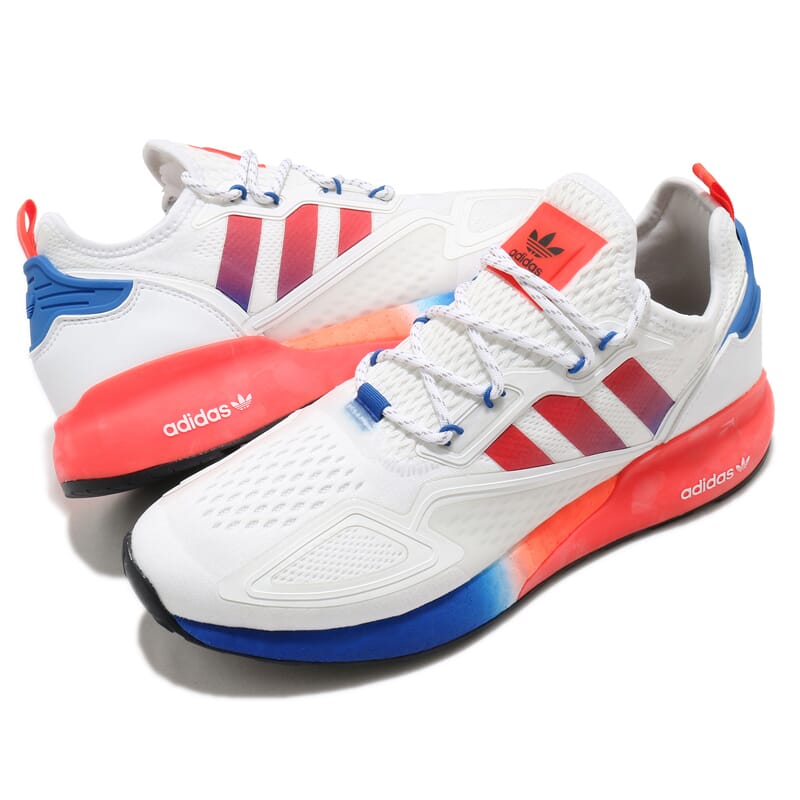Adidas ZX 2K Boost White Orange Blue